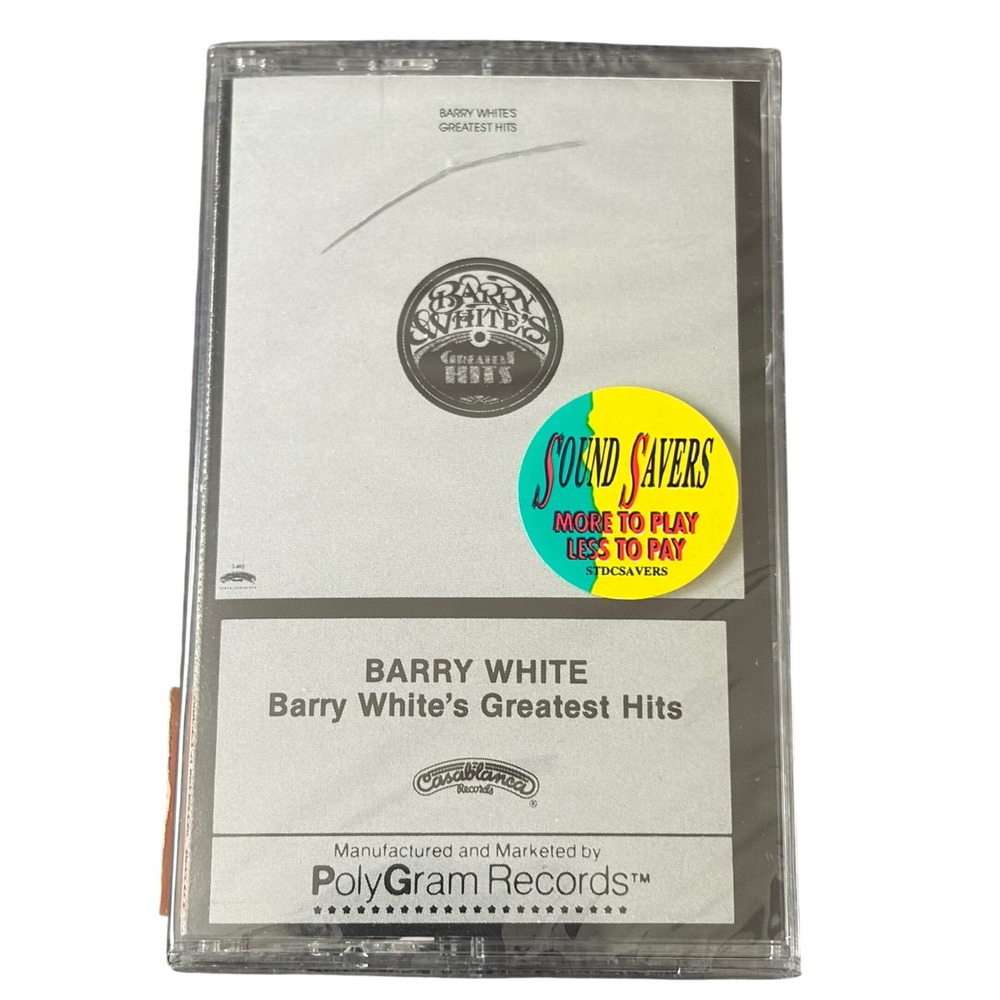 NEW Barry White Greatest Hits Cassette Tape Casablanca Vintage Sealed 1982